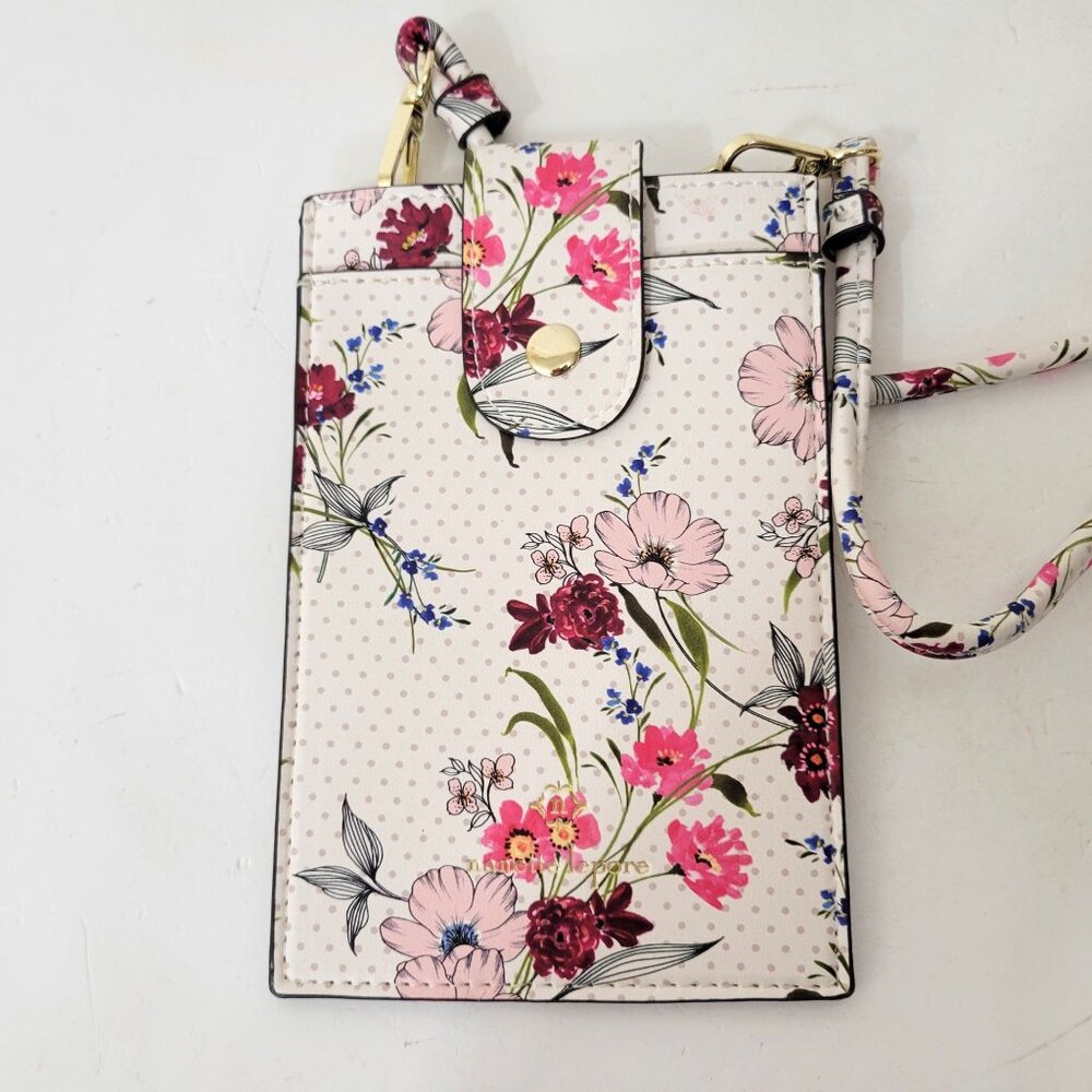 Nanette Lepore Small Floral Crossbody Wallet/Phone Holder - Picture 2 of 5